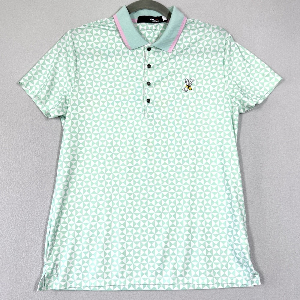 RLX Ralph Lauren Polo Shirt Womens Medium Tailored Fit Winged Foot Golf Logo